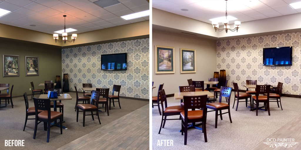 Windsor Chapel Dining Area (Before & After)