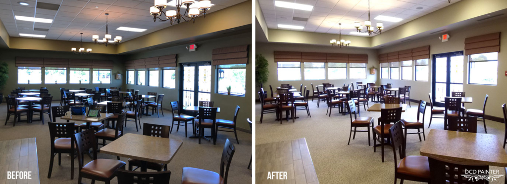 Windsor Chapel Dining Area (Before & After)